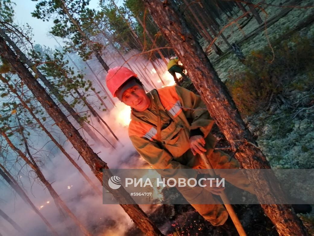 Пожары в Якутии