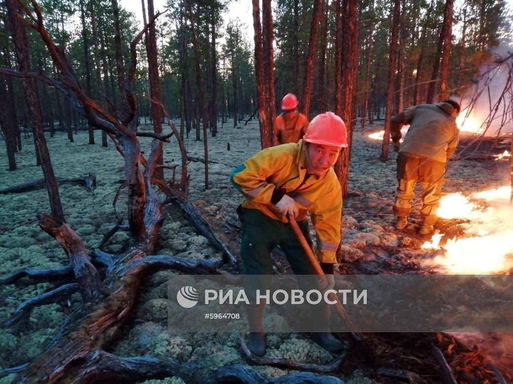 Пожары в Якутии