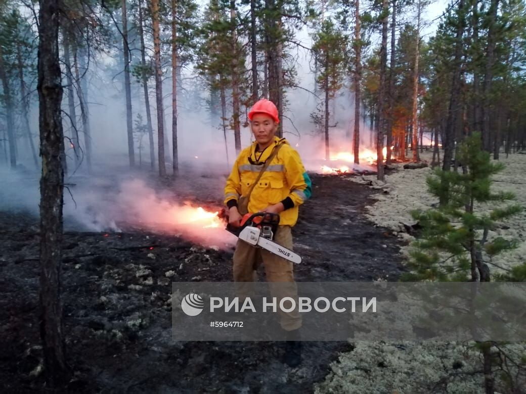 Пожары в Якутии