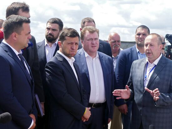 Президент Украины В. Зеленский посетил Черкассы