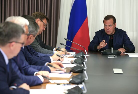 Рабочая поездка премьер-министра РФ Д. Медведева в Красноярск