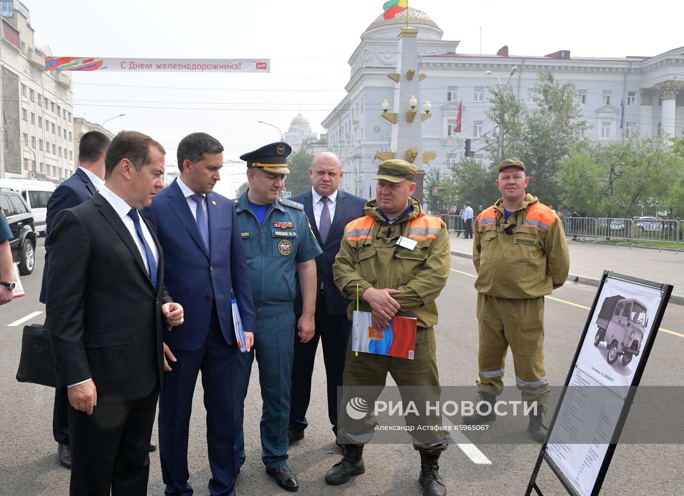 Рабочая поездка премьер-министра РФ Д. Медведева в Дальневосточный федеральный округ