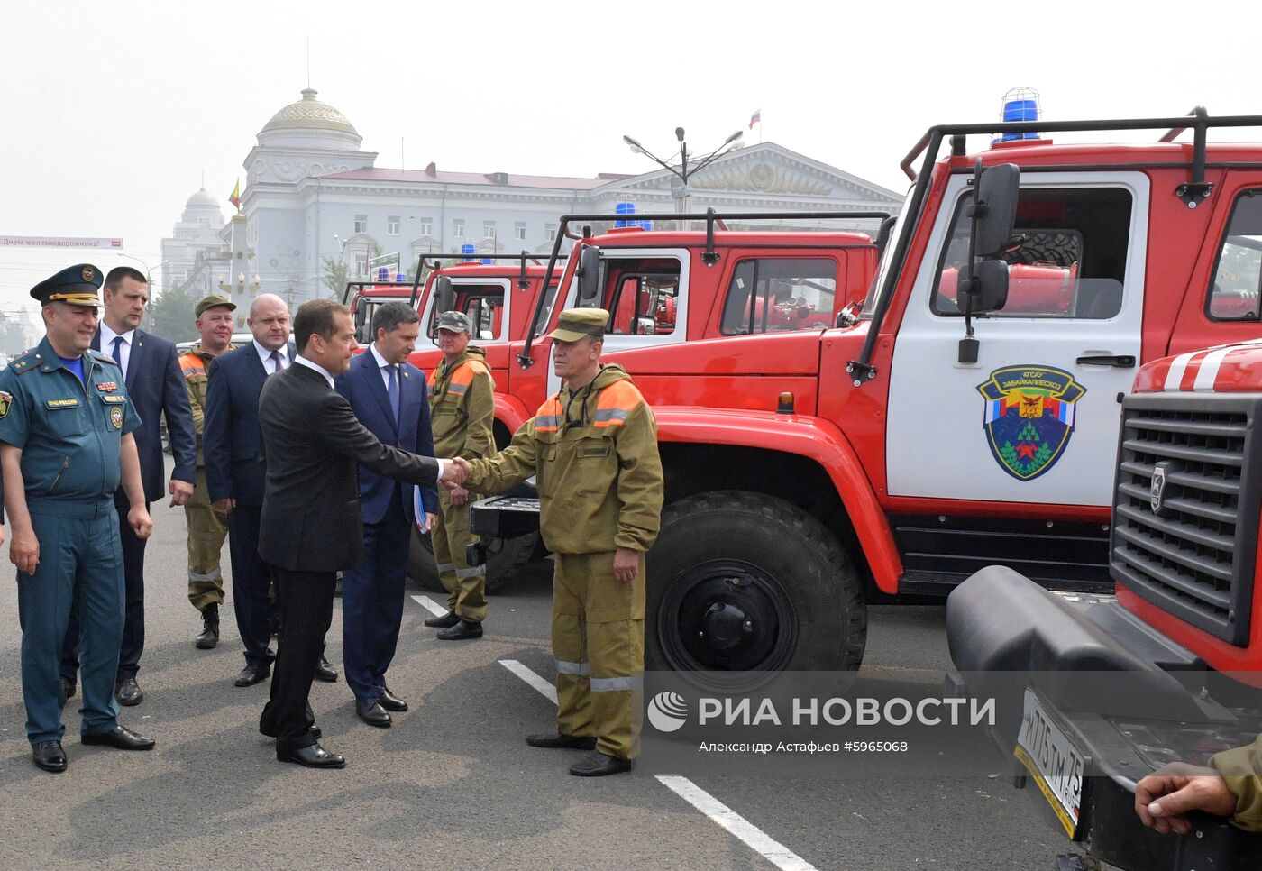 Рабочая поездка премьер-министра РФ Д. Медведева в Дальневосточный федеральный округ