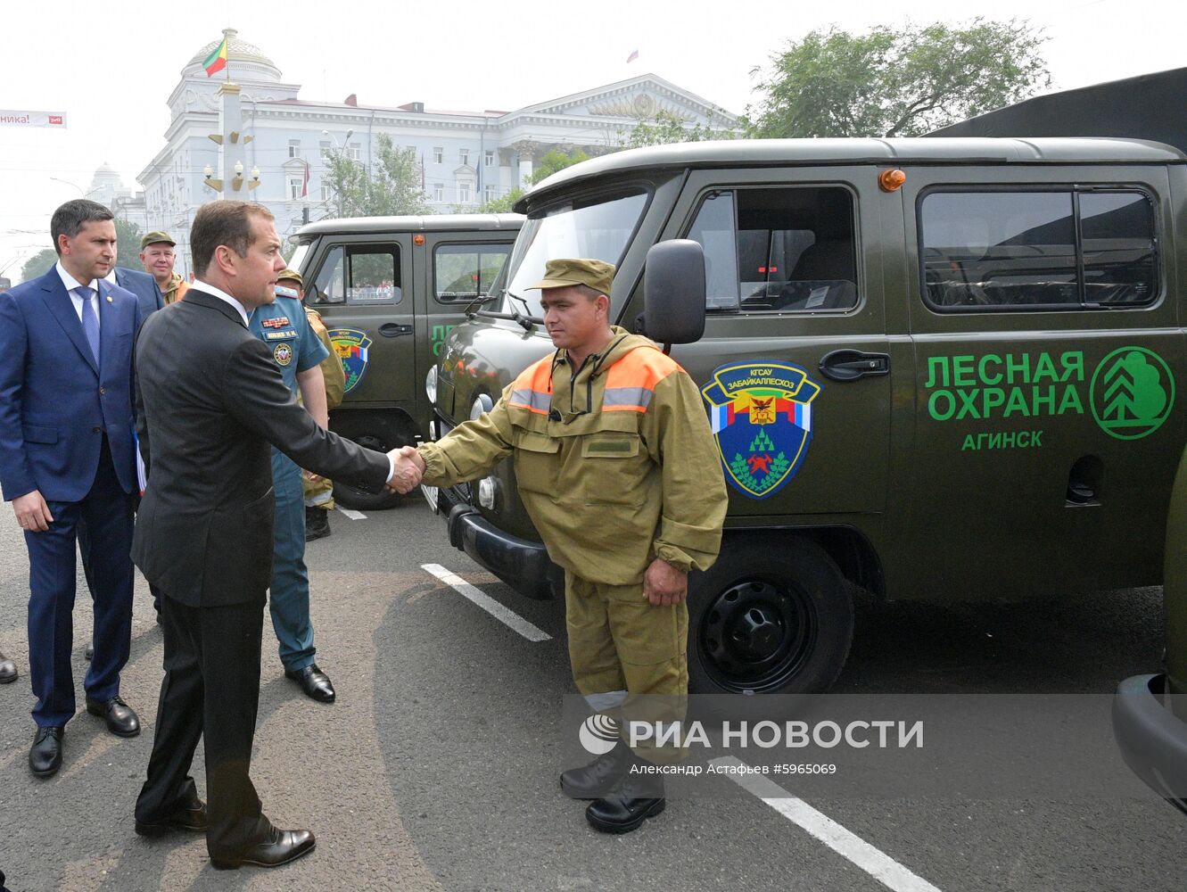 Рабочая поездка премьер-министра РФ Д. Медведева в Дальневосточный федеральный округ