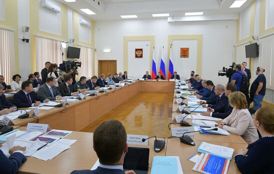 Рабочая поездка премьер-министра РФ Д. Медведева в Дальневосточный федеральный округ