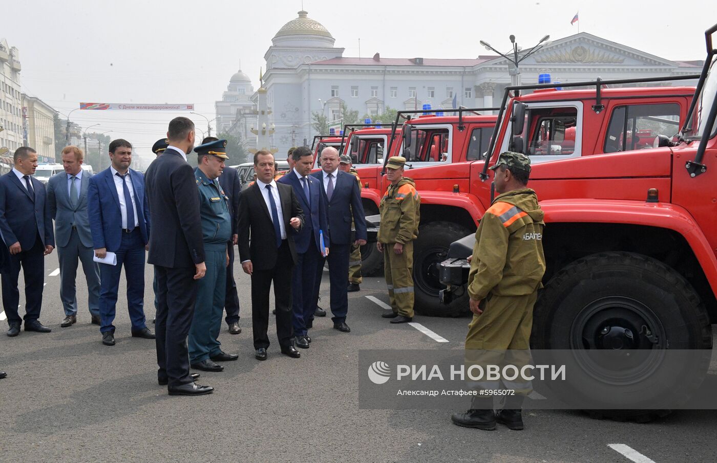 Рабочая поездка премьер-министра РФ Д. Медведева в Дальневосточный федеральный округ