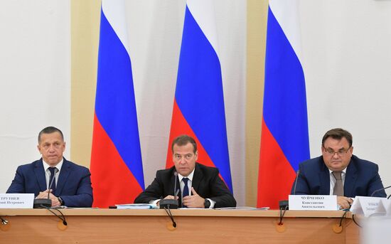Рабочая поездка премьер-министра РФ Д. Медведева в Дальневосточный федеральный округ
