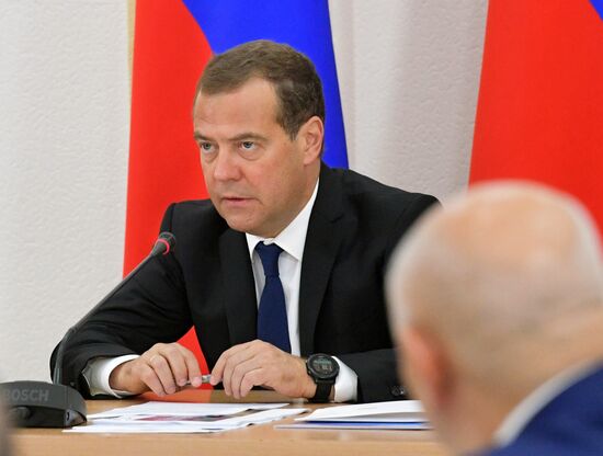 Рабочая поездка премьер-министра РФ Д. Медведева в Дальневосточный федеральный округ