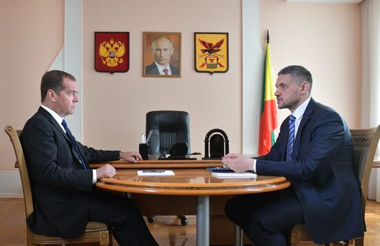 Рабочая поездка премьер-министра РФ Д. Медведева в Дальневосточный федеральный округ