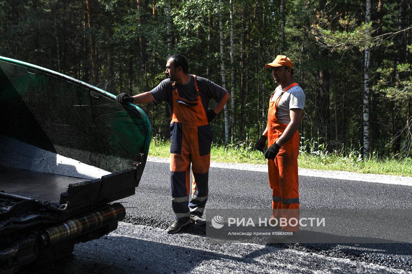 Ремонт автодорог в Новосибирской области