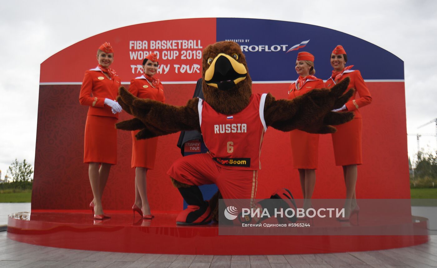 Презентация кубка мира по баскетболу в Москве