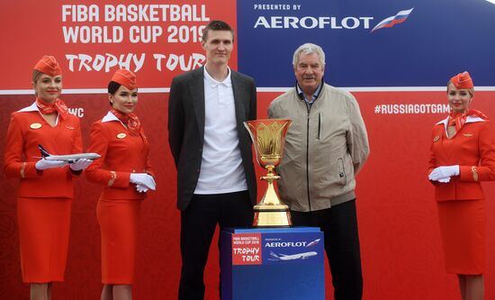 Презентация кубка мира по баскетболу в Москве