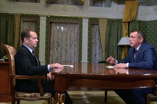 Рабочая поездка премьер-министра РФ Д. Медведева в Сахалинскую область
