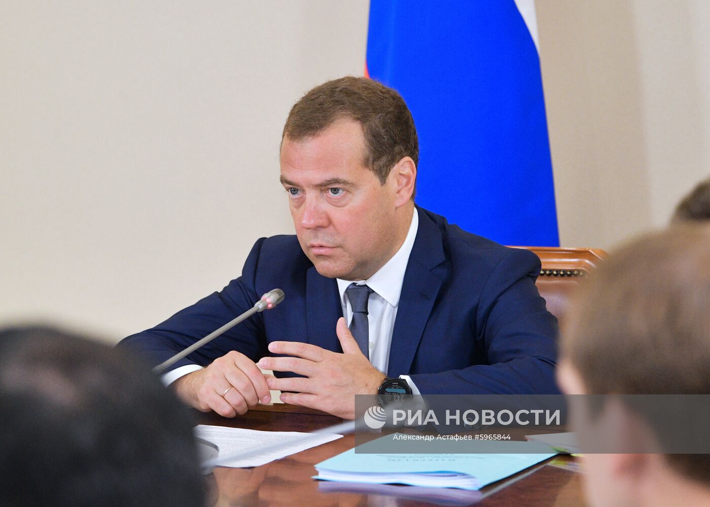 Рабочая поездка премьер-министра РФ Д. Медведева в Сахалинскую область. День второй