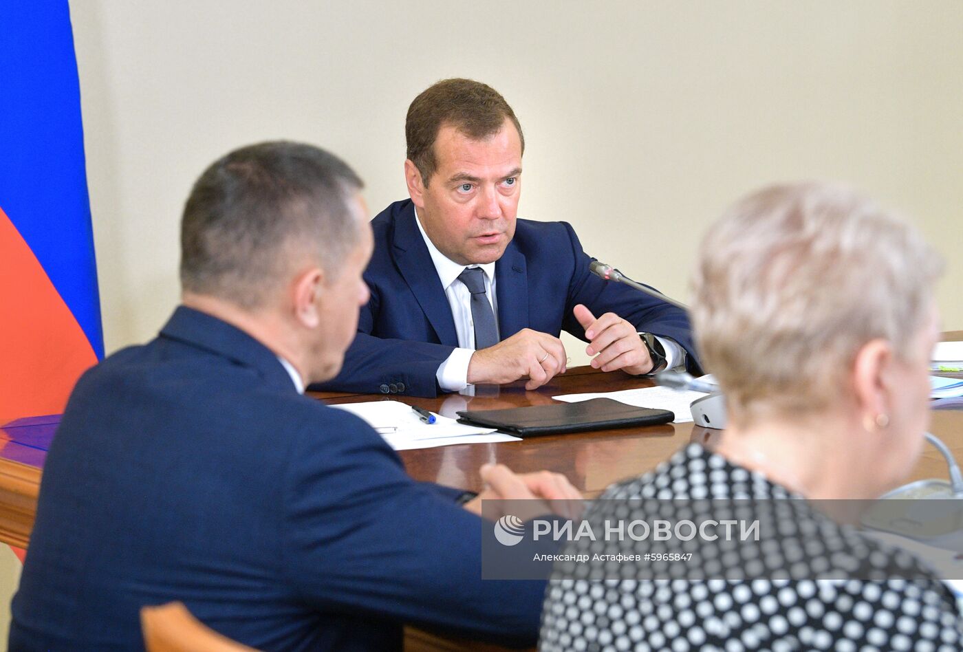 Рабочая поездка премьер-министра РФ Д. Медведева в Сахалинскую область. День второй