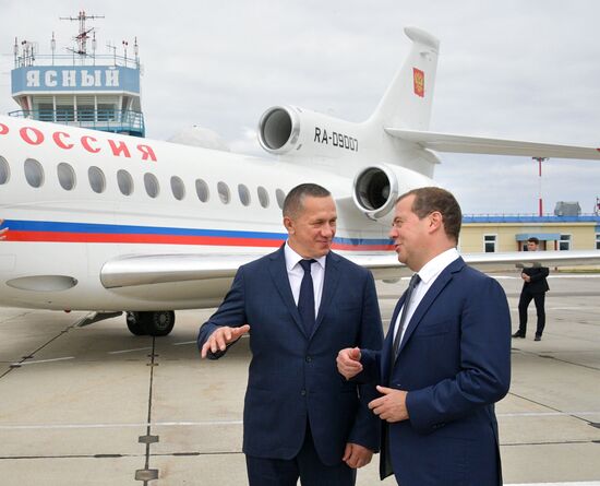 Рабочая поездка премьер-министра РФ Д. Медведева в Сахалинскую область. День второй