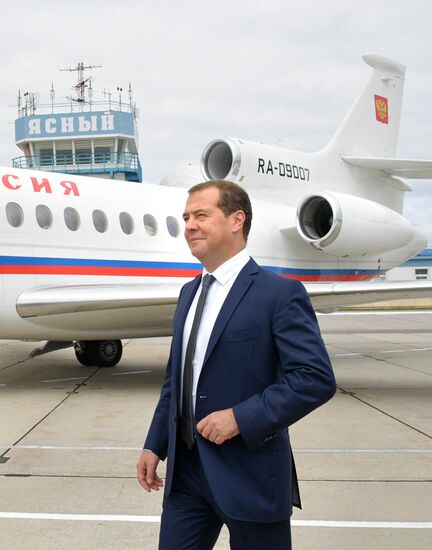 Рабочая поездка премьер-министра РФ Д. Медведева в Сахалинскую область. День второй