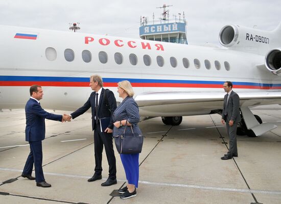 Рабочая поездка премьер-министра РФ Д. Медведева в Сахалинскую область. День второй