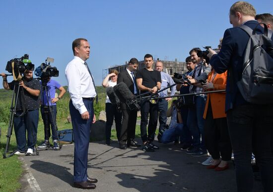 Рабочая поездка премьер-министра РФ Д. Медведева в Сахалинскую область. День второй