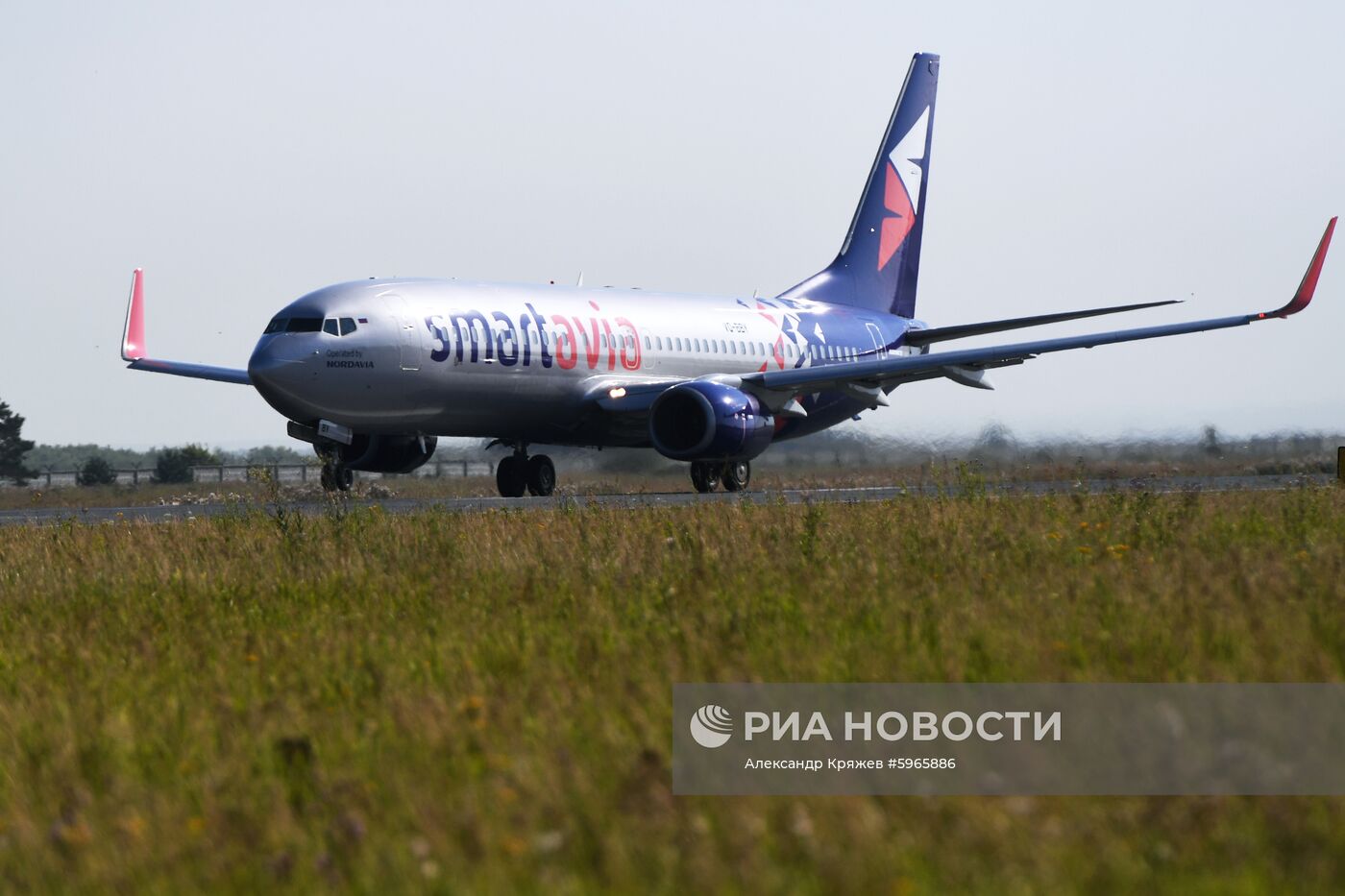 Первый регулярный рейс авиакомпании Smartavia по маршруту Новосибирск-Москва