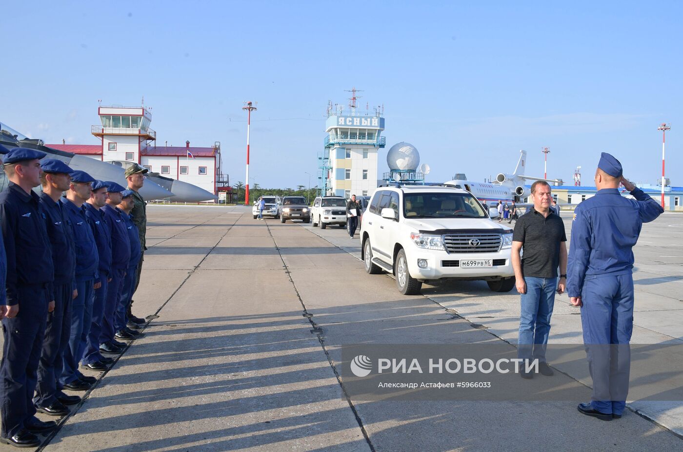 Рабочая поездка премьер-министра РФ Д. Медведева в Сахалинскую область. День второй