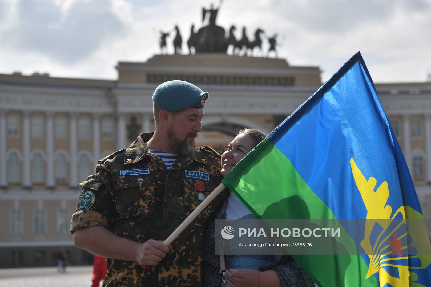 Празднование Дня ВДВ в городах России