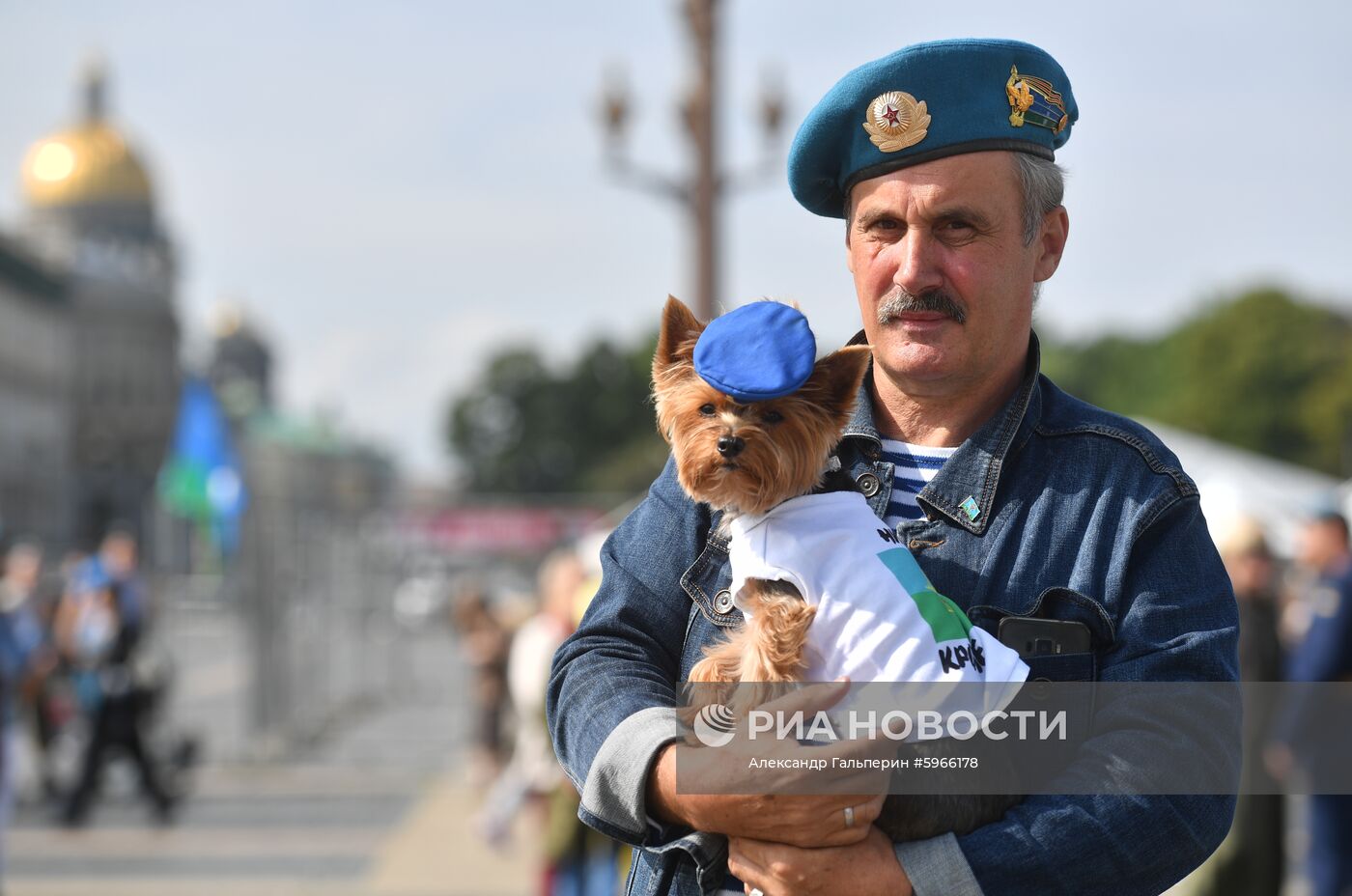 Празднование Дня ВДВ в городах России