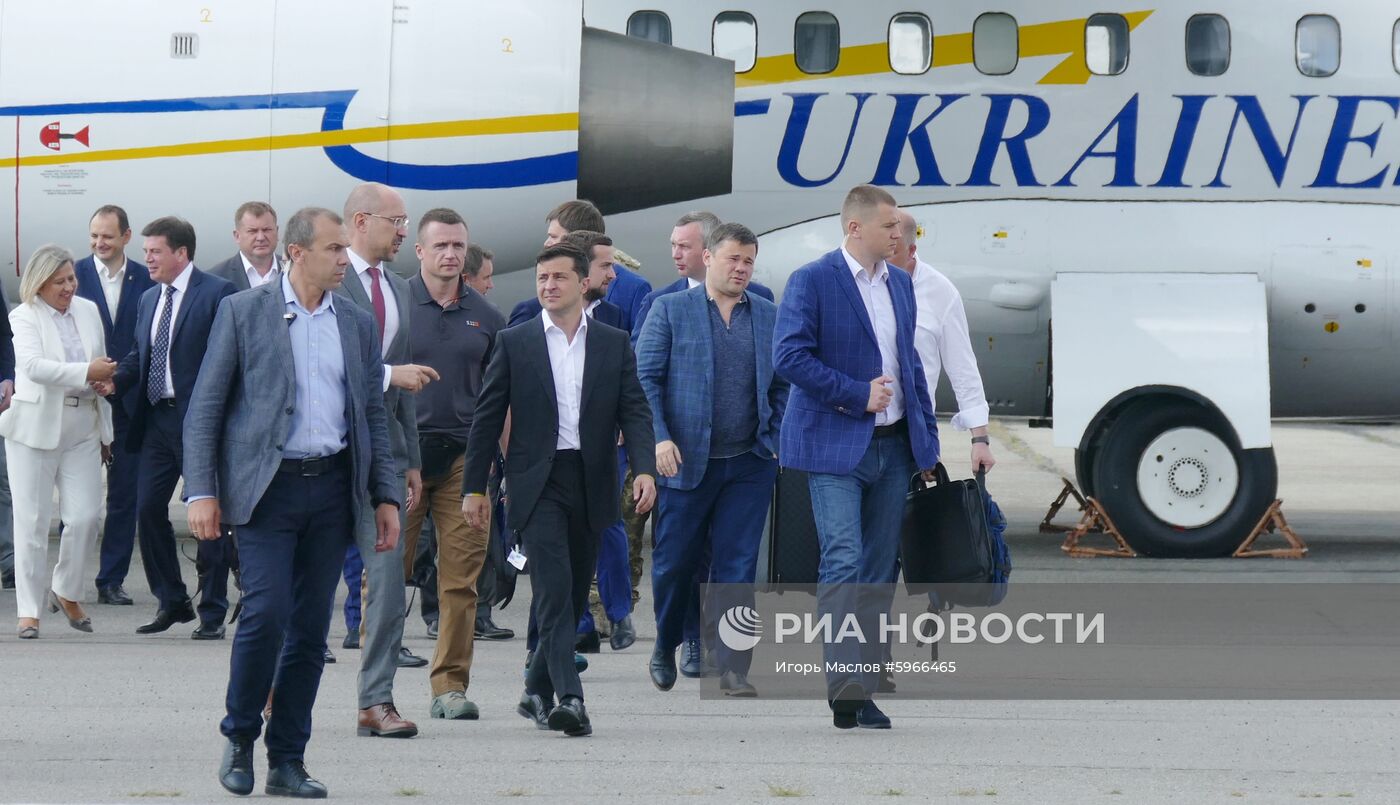 Президент Украины В. Зеленский посетил г. Ивано-Франковск