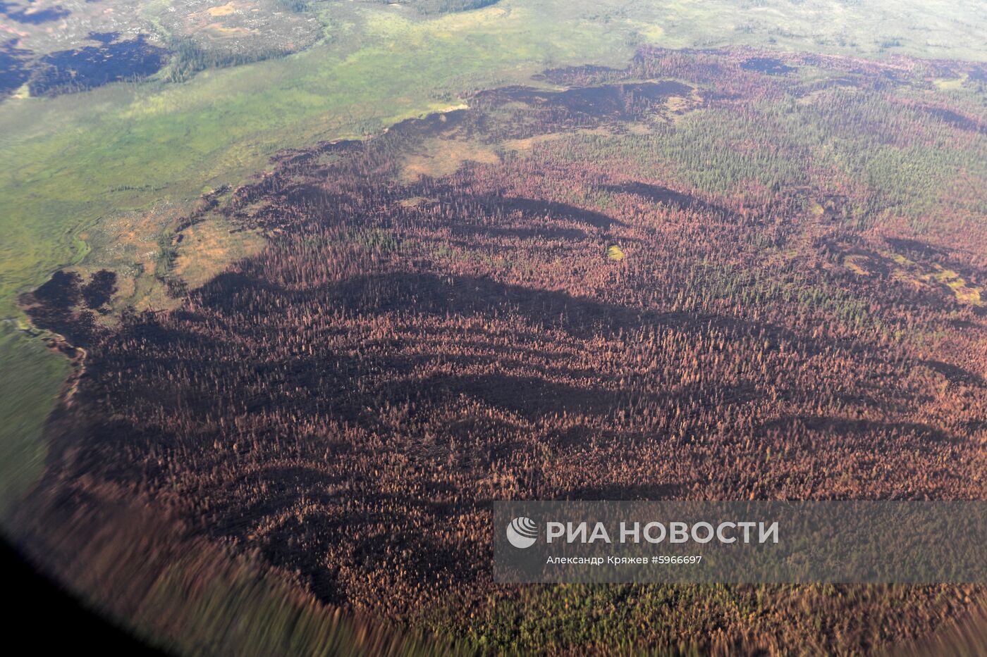 Ликвидация пожаров в Красноярском крае