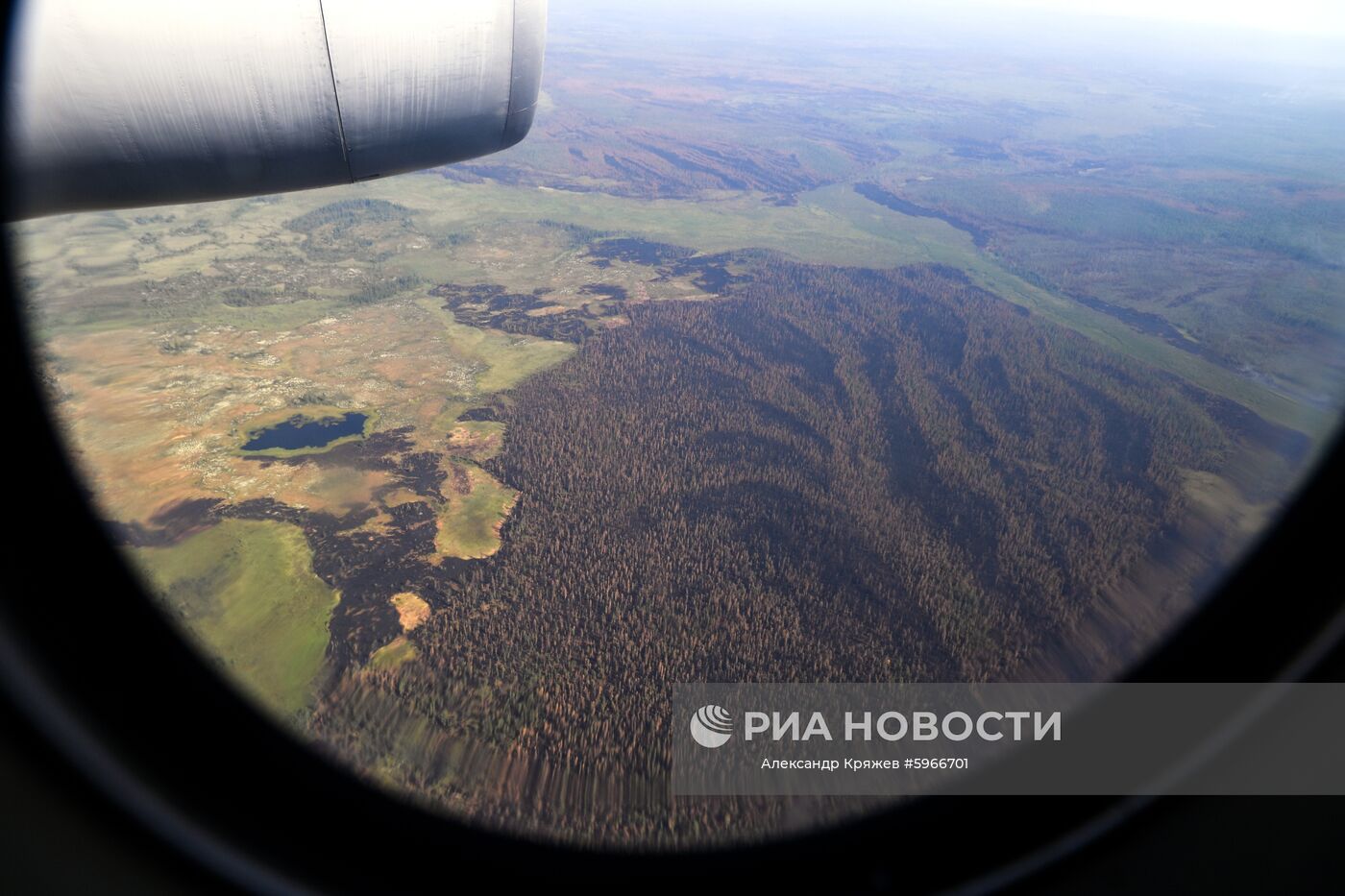 Ликвидация пожаров в Красноярском крае