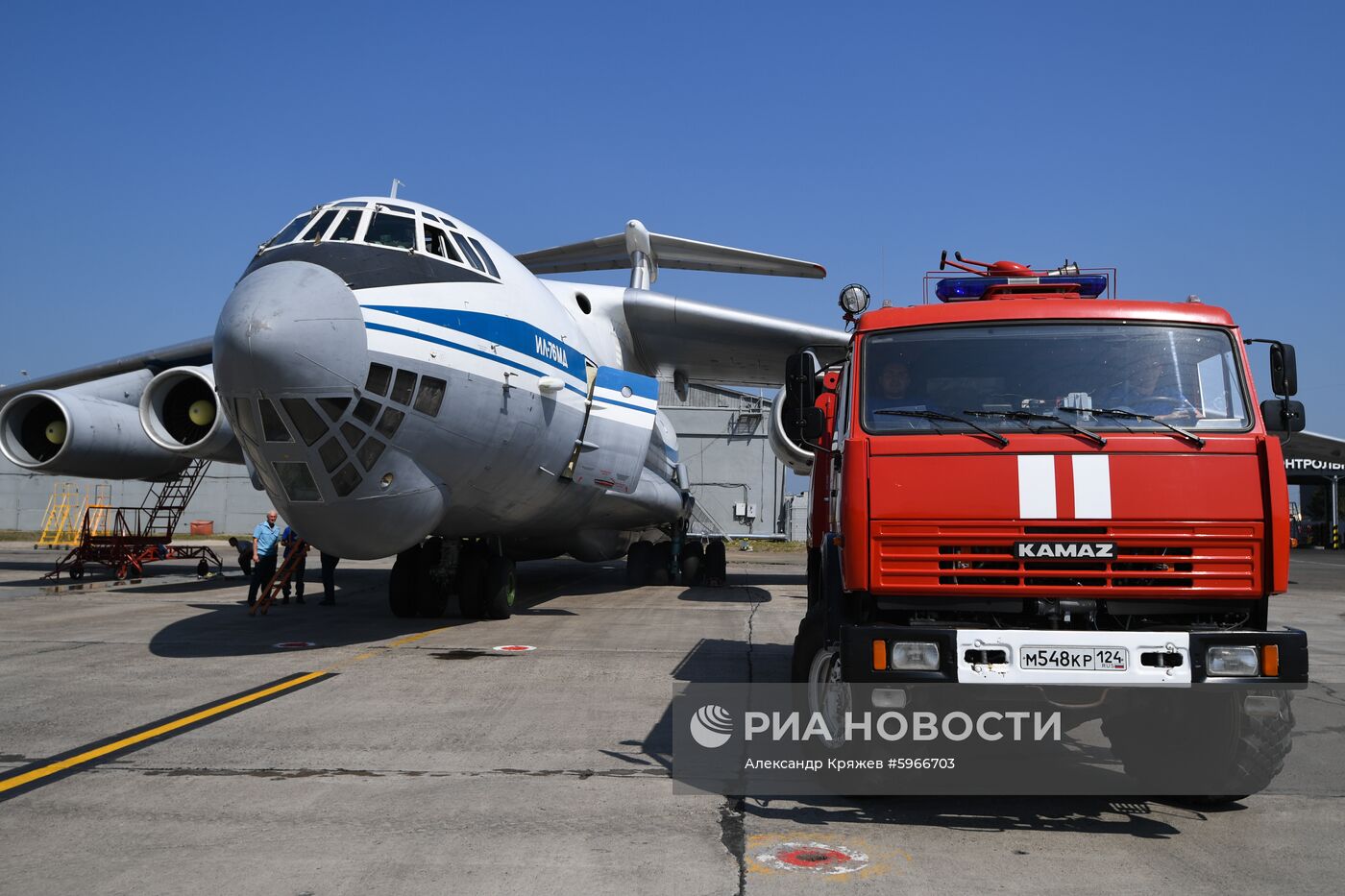 Ликвидация пожаров в Красноярском крае