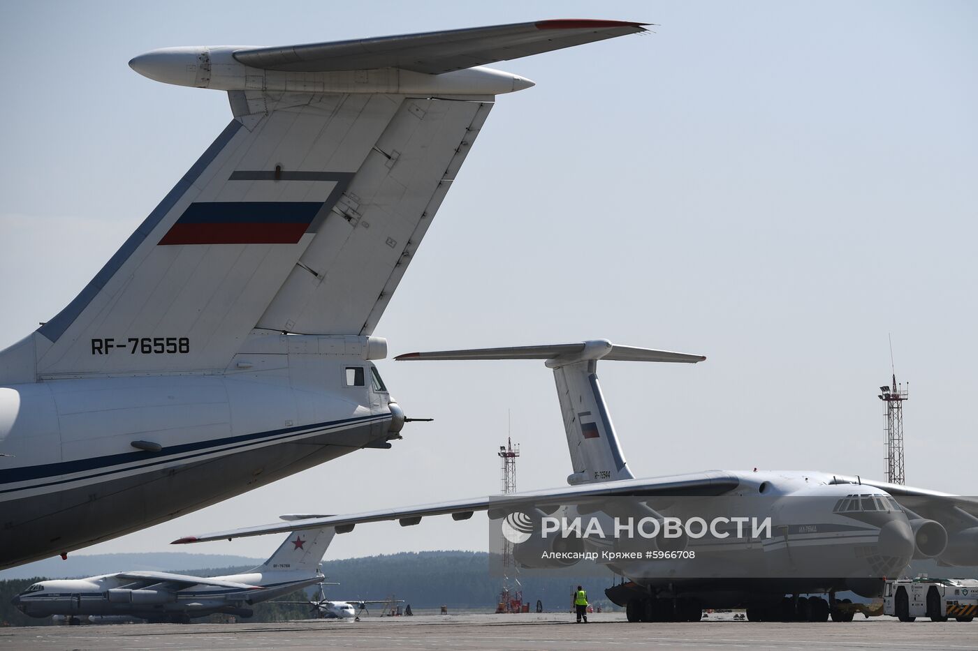 Ликвидация пожаров в Красноярском крае