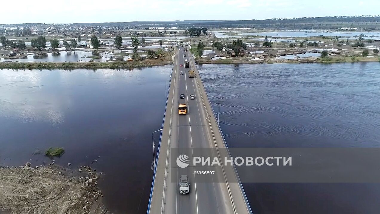 Ликвидация  последствий паводка в Иркутской области 