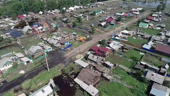 Ликвидация  последствий паводка в Иркутской области 