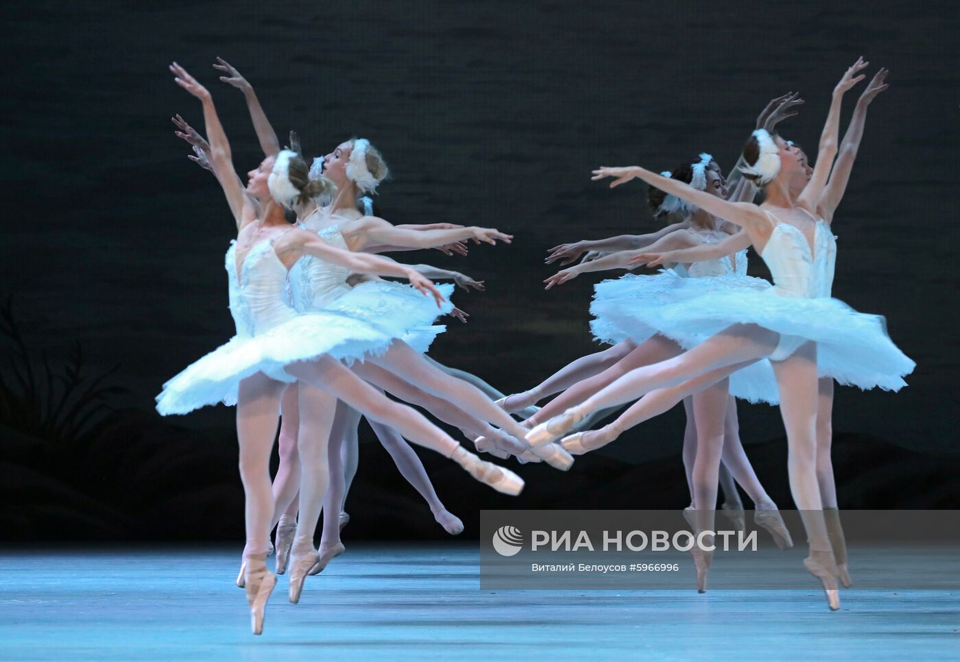 Репетиция спектакля "Лебединое озеро"