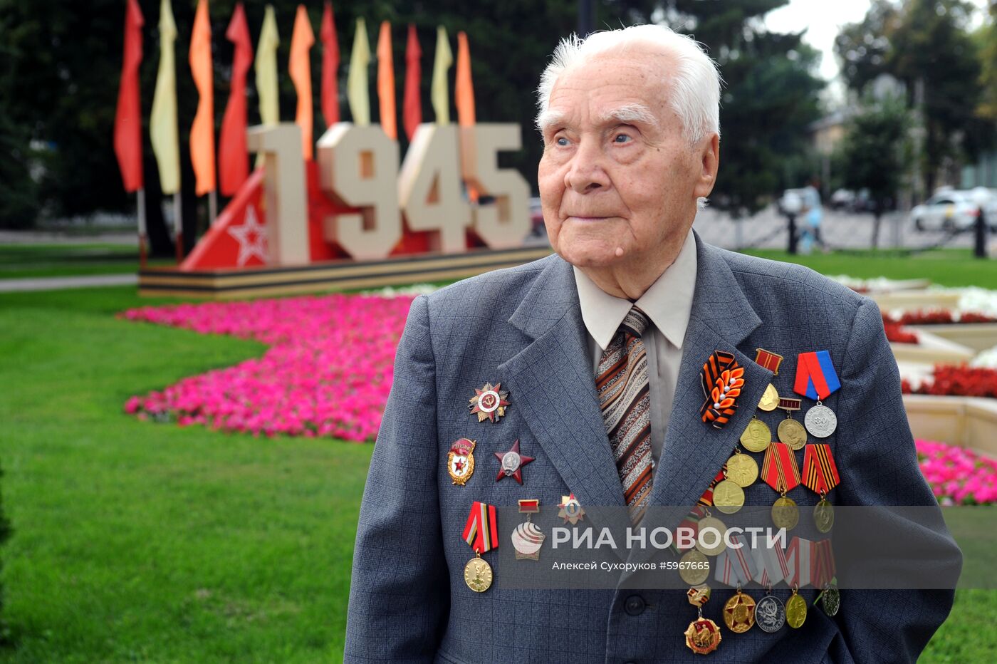 Ветеран Великой Отечественной войны Ануфриев Степан Филиппович