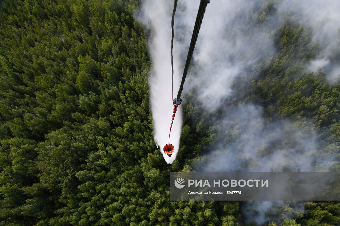 Ликвидация пожаров в Красноярском крае