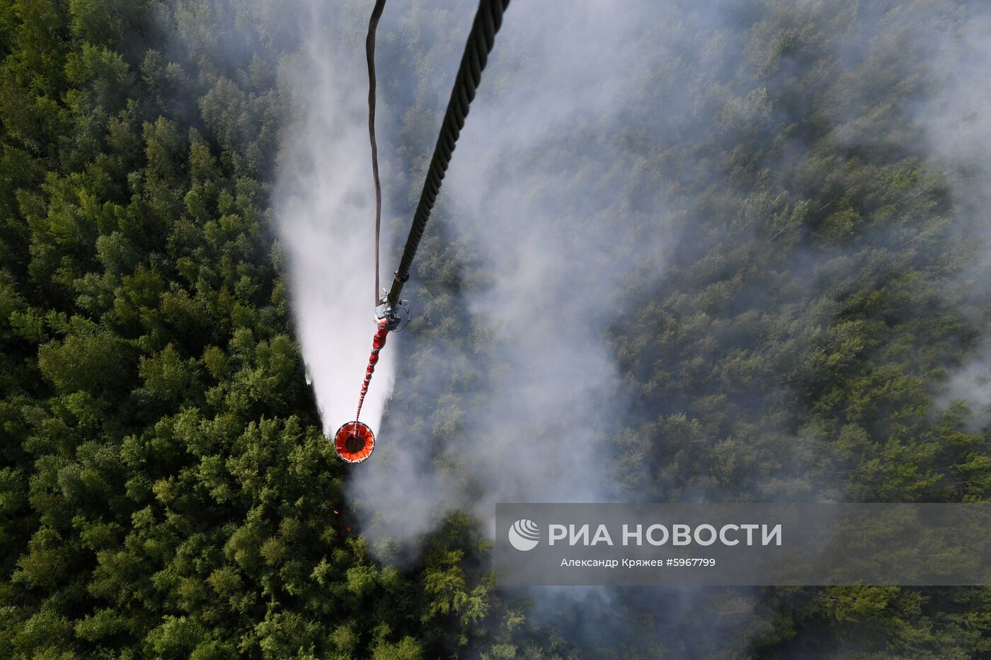 Ликвидация пожаров в Красноярском крае
