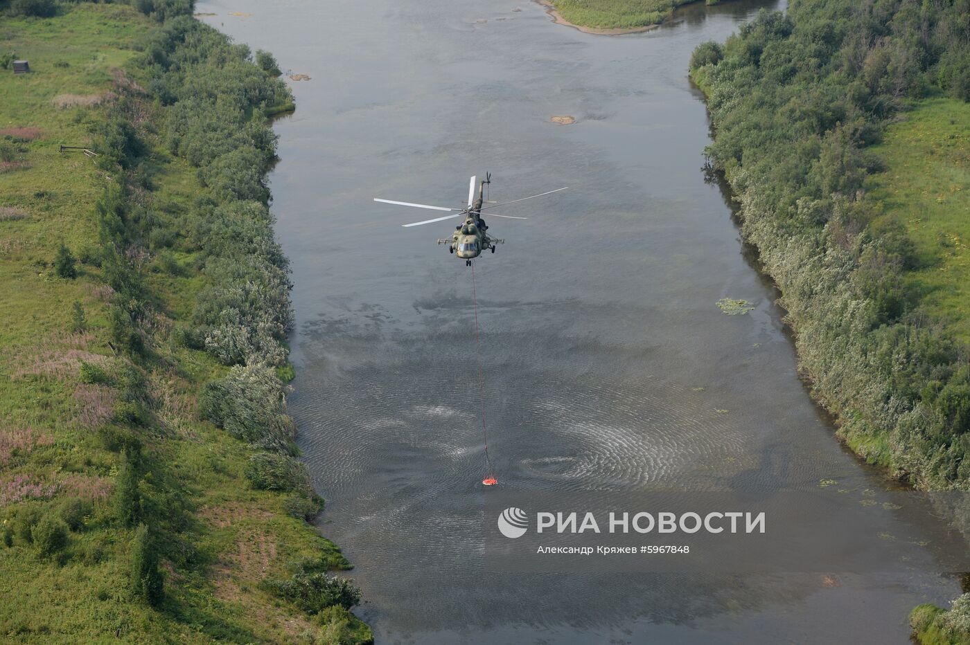 Ликвидация пожаров в Красноярском крае