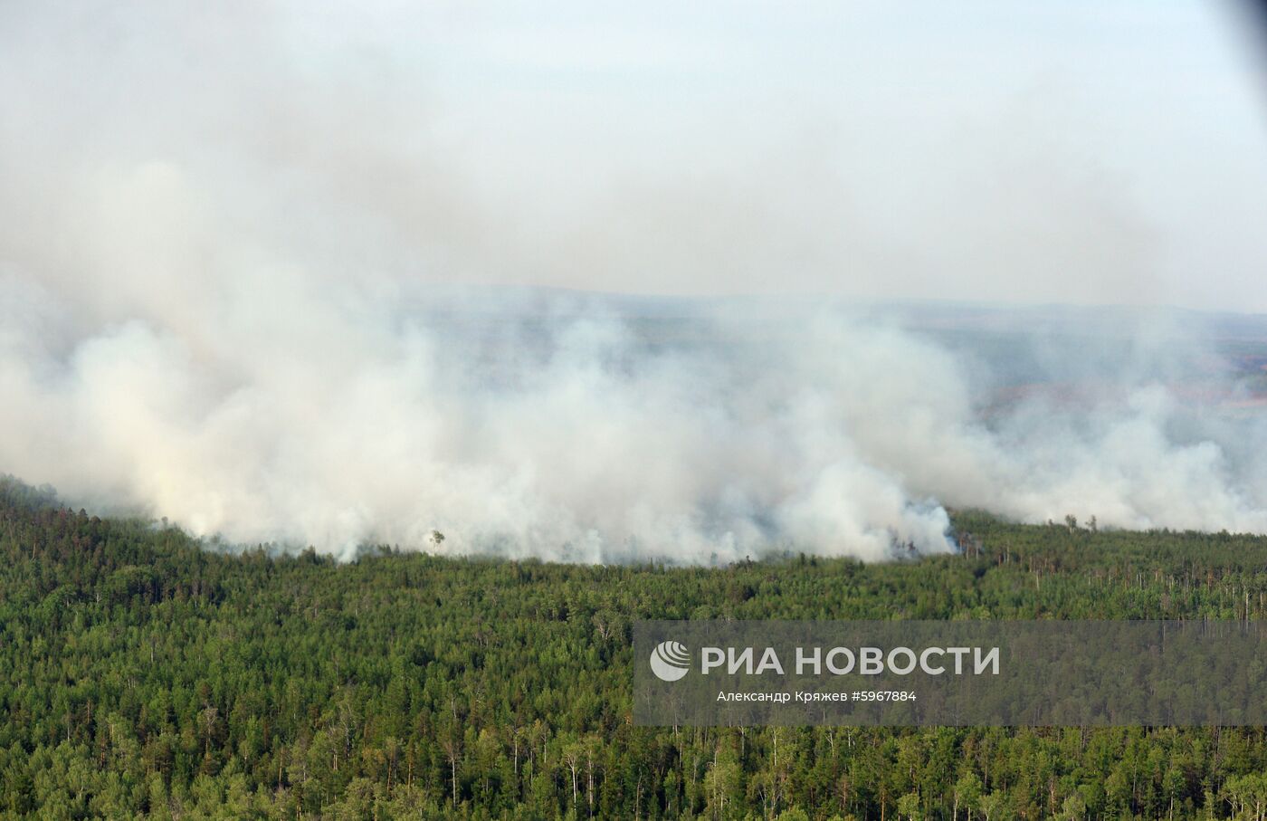 Ликвидация пожаров в Красноярском крае