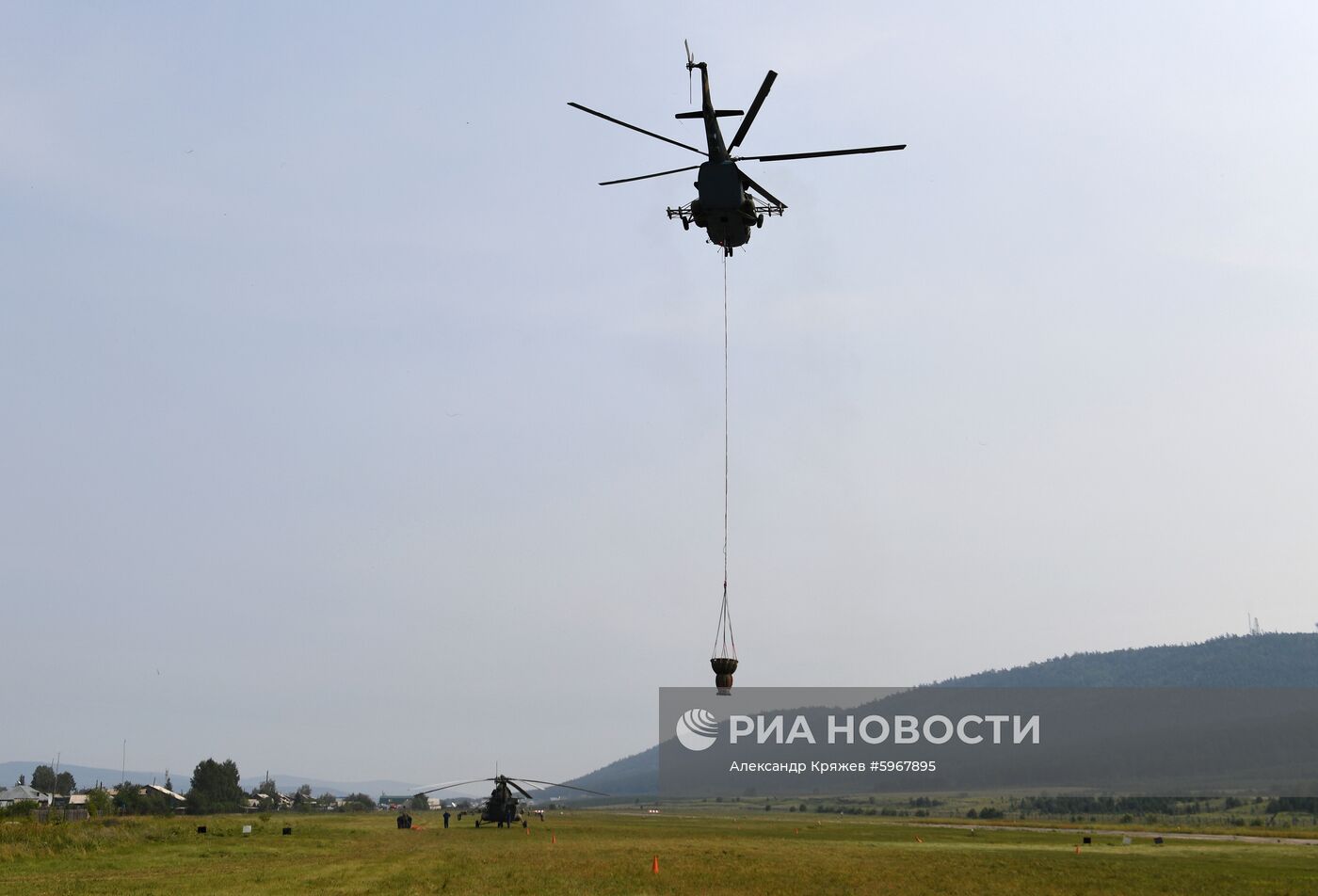 Ликвидация пожаров в Красноярском крае