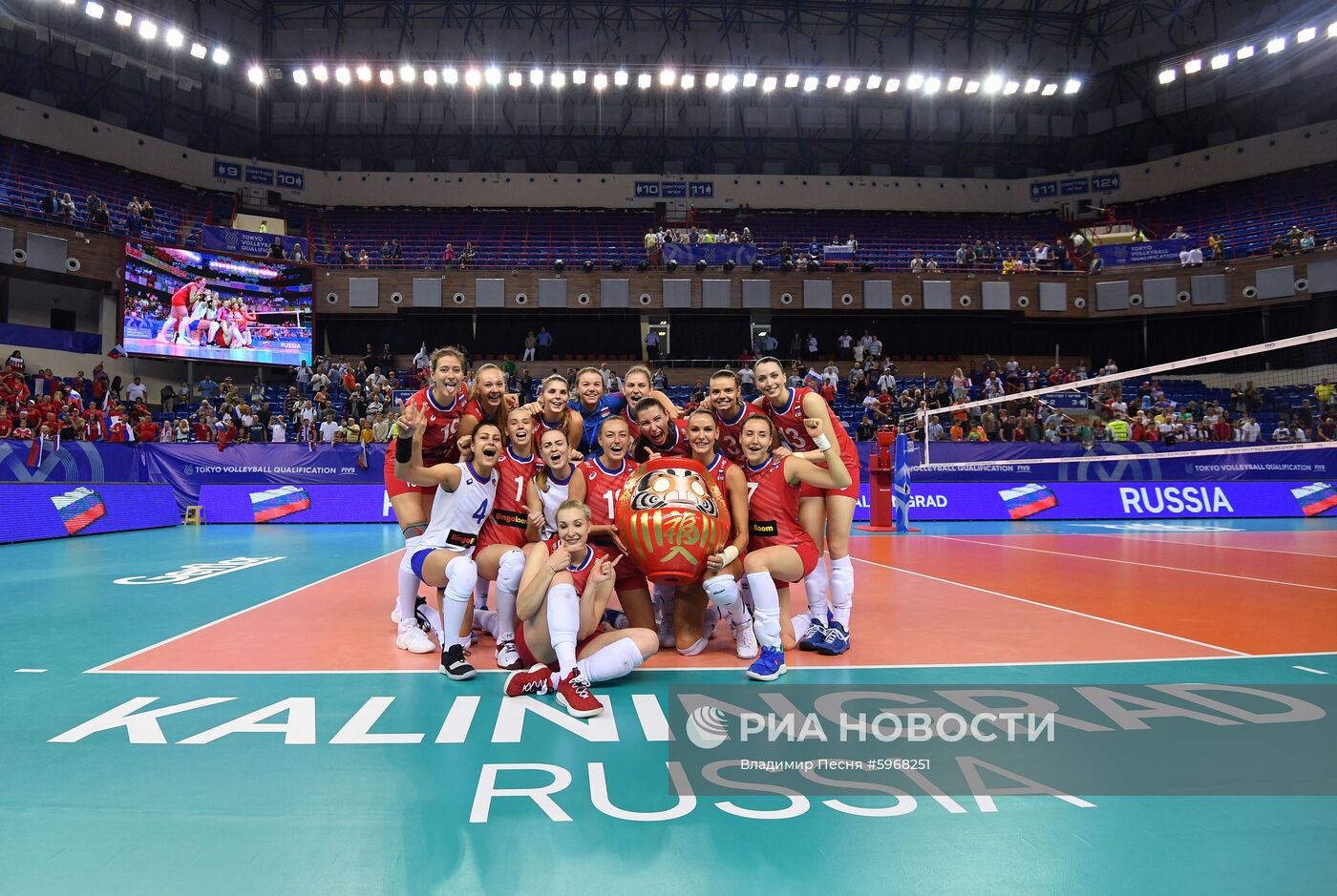 Волейбол. Женщины. Олимпийский отбор. Матч Россия - Республика Корея