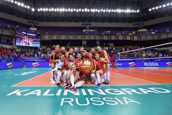 Волейбол. Женщины. Олимпийский отбор. Матч Россия - Республика Корея
