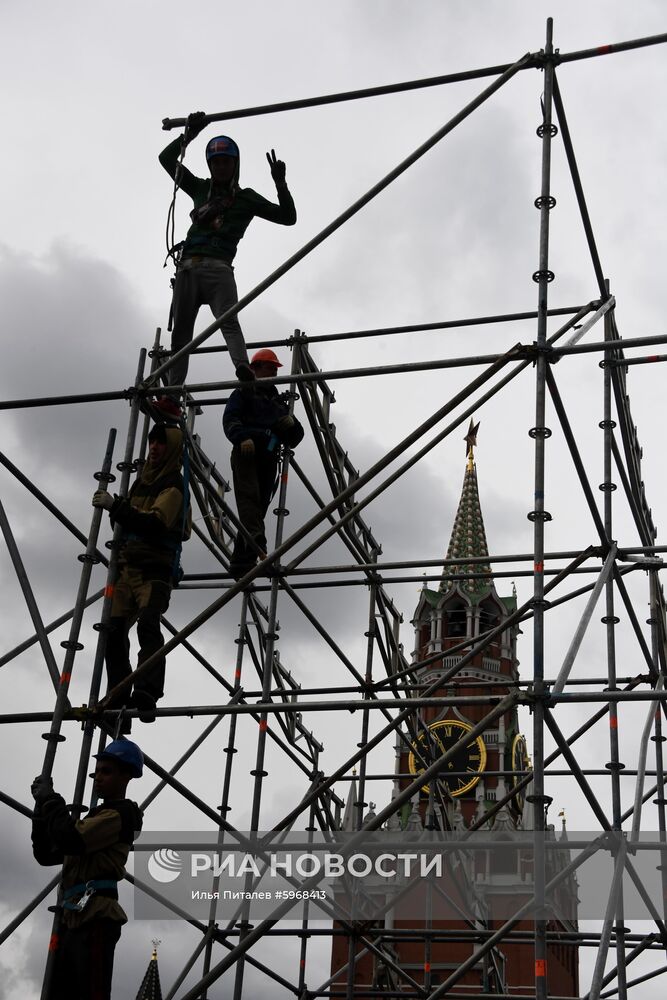 Холодная погода в Москве
