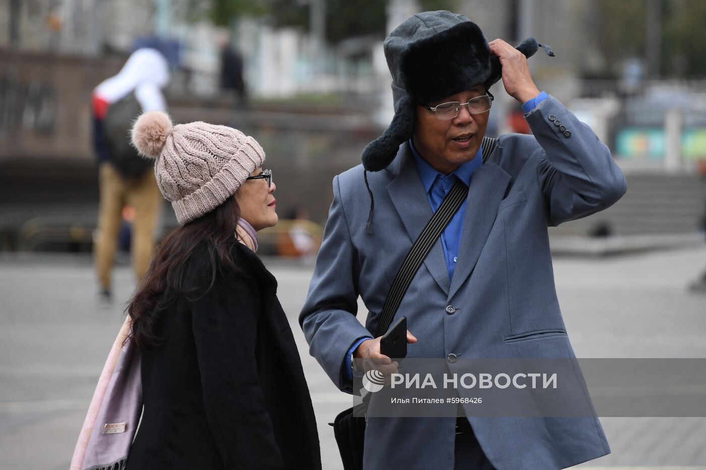 Холодная погода в Москве