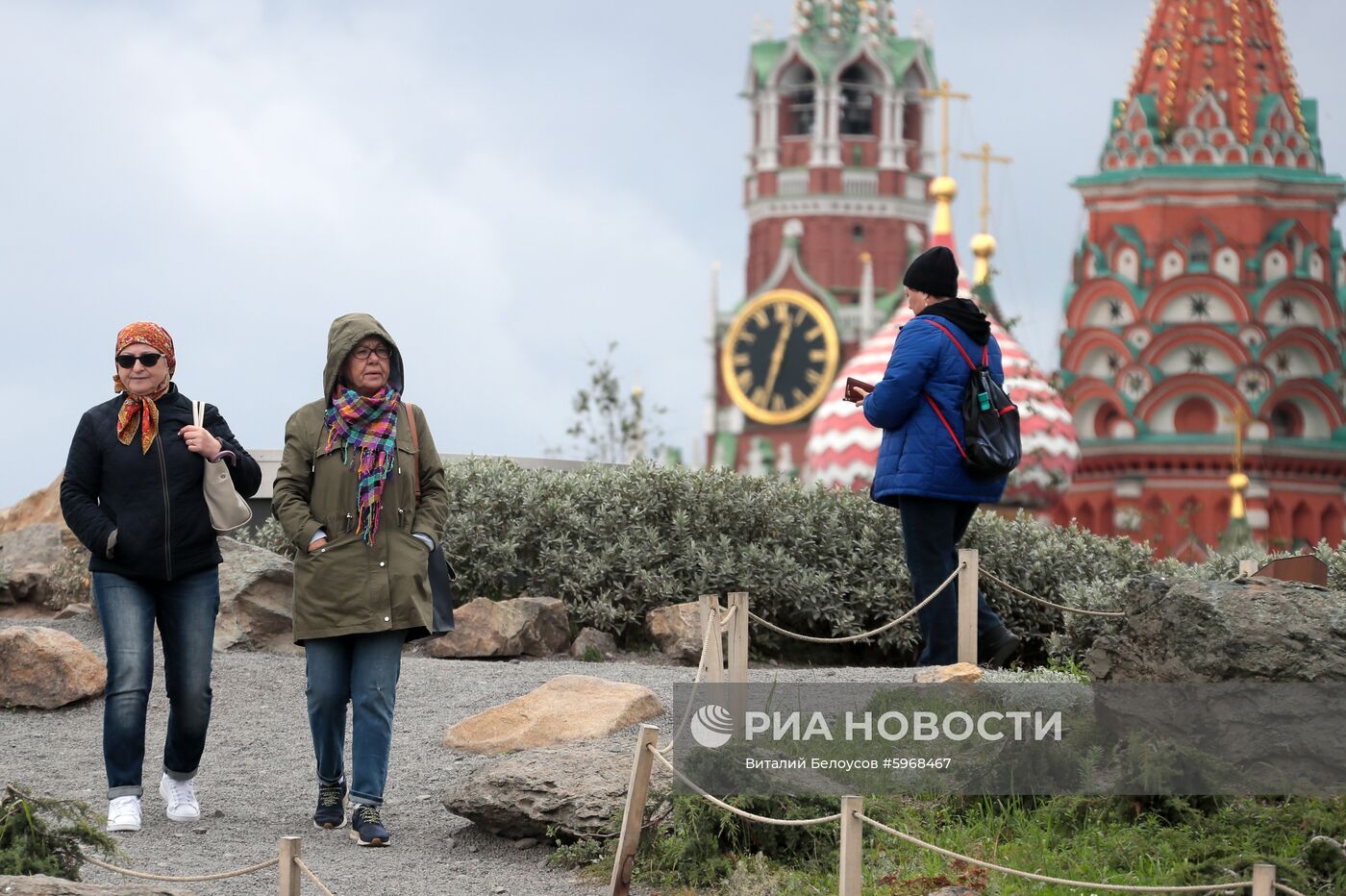 Холодная погода в Москве