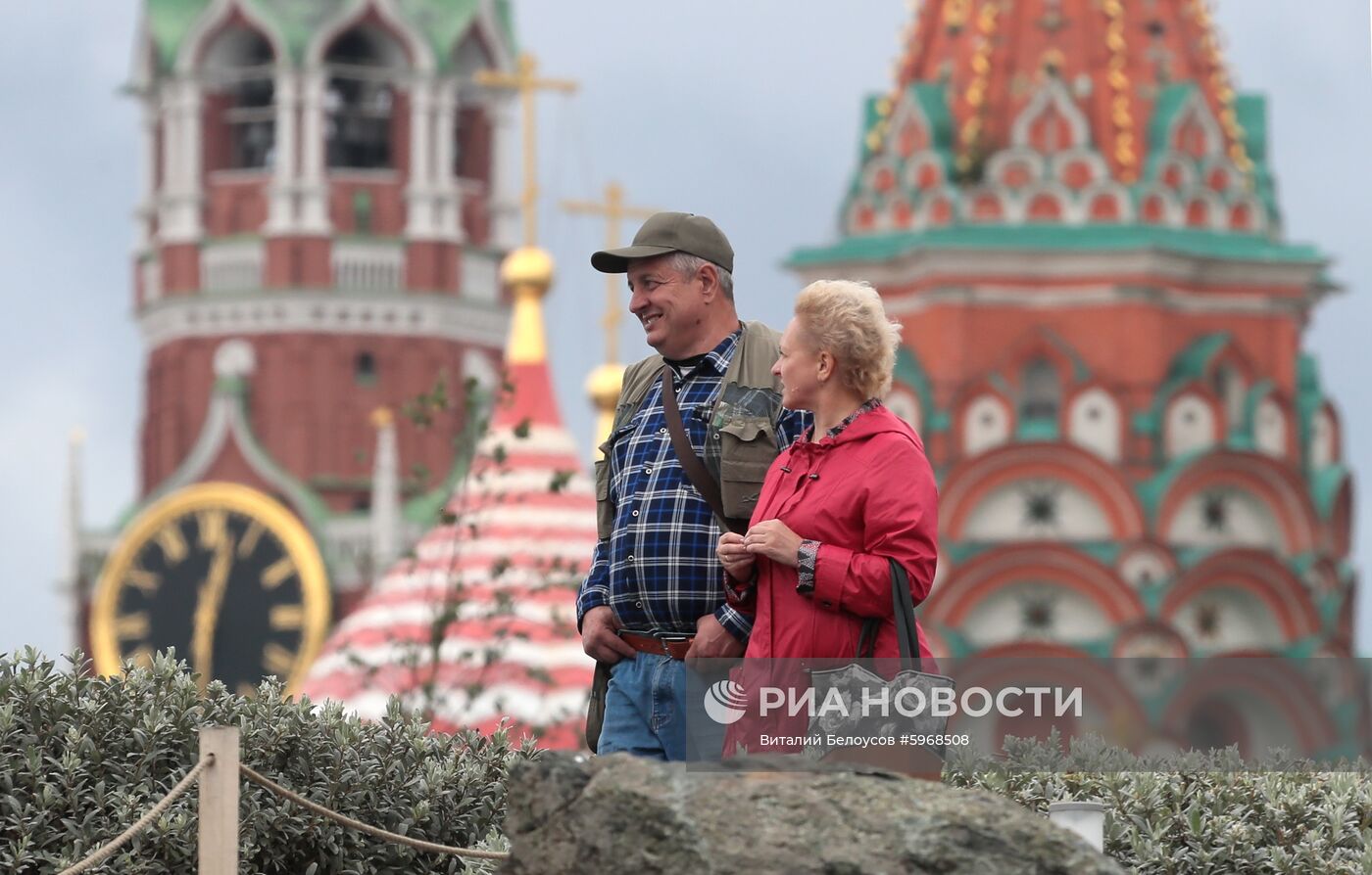 Холодная погода в Москве