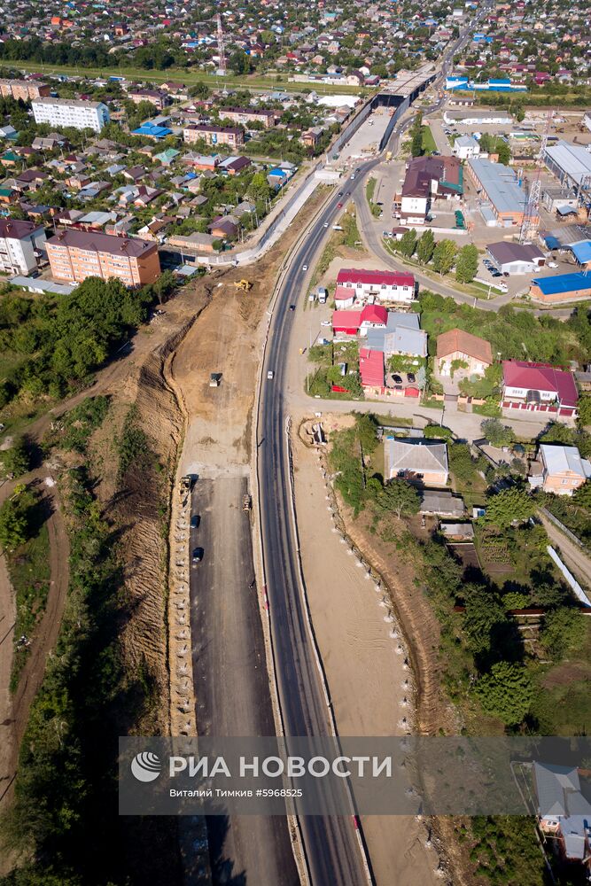 Реконструкция части трассы Р-217 ''Кавказ'' в Адыгее