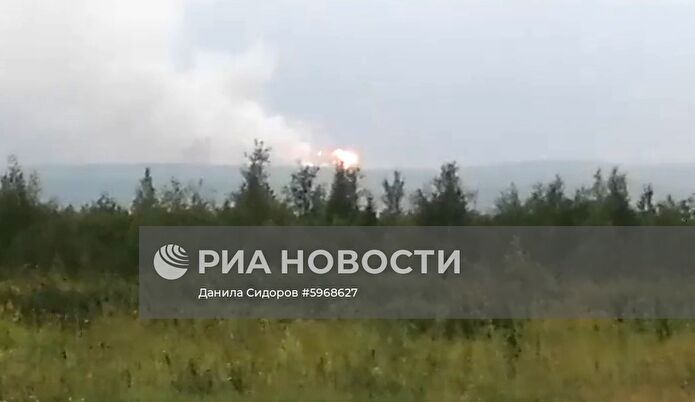 На территории воинской части в Красноярском крае произошел взрыв