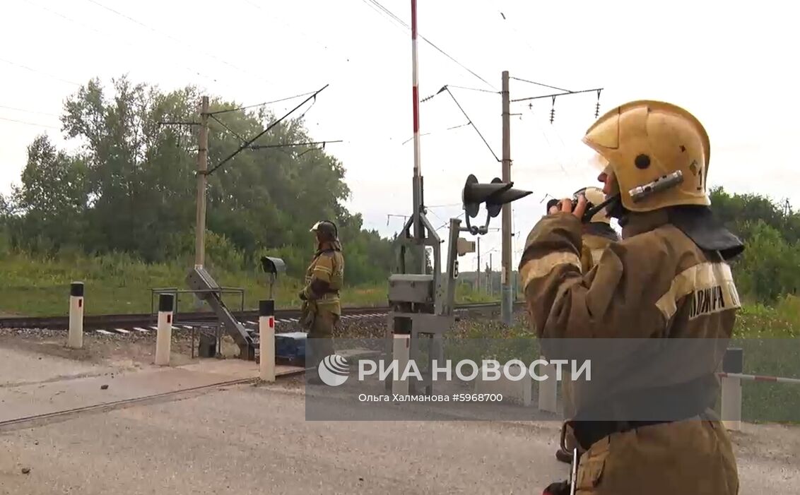 На территории воинской части в Красноярском крае произошел взрыв